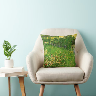 Cojín Decorativo Van Gogh - El jardín de Daubigny,