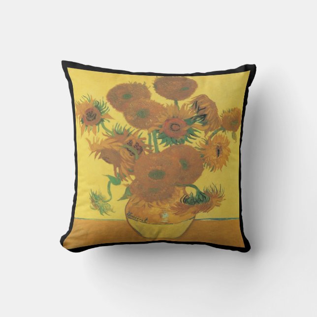 Cojín Decorativo Van Gogh-girasol (Anverso)
