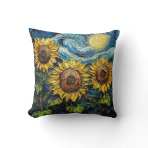 Van Gogh girasoles y noche estrellada