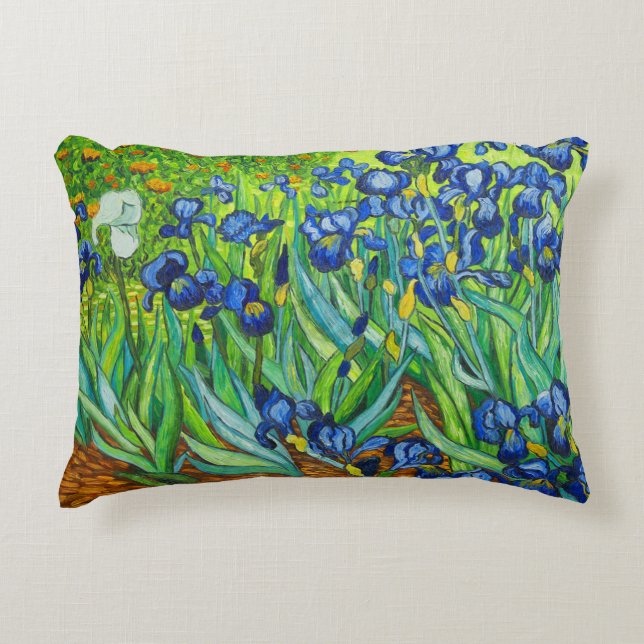 Cojín Decorativo Van Gogh Irises (Anverso)
