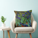 Cojín Decorativo Van Gogh - Irises, 1889,<br><div class="desc">Vincent van Gogh - Irises,  1889,  famoso cuadro floral.</div>