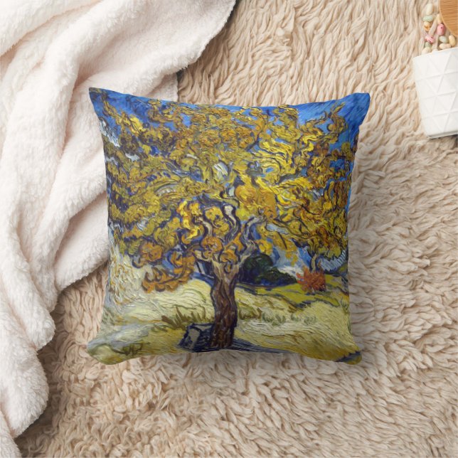 Cojín Decorativo Van Gogh Mulberry Tree Masterpiece Art (Manta)