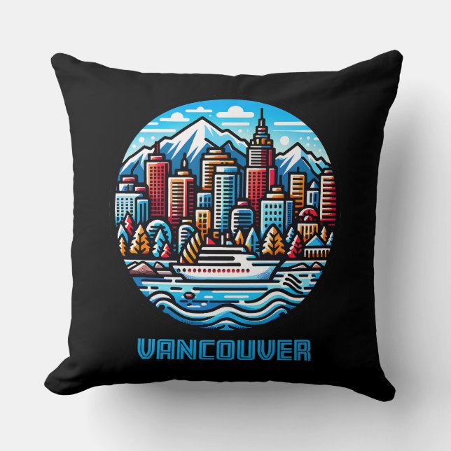 Cojín Decorativo Vancouver British Columbia Canada (Anverso)
