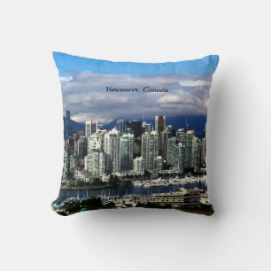 Cojín Decorativo Vancouver, horizonte de Canadá