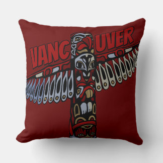 Cojín Decorativo Vancouver Souvenir Pillow Vancouver Totem Pole Art