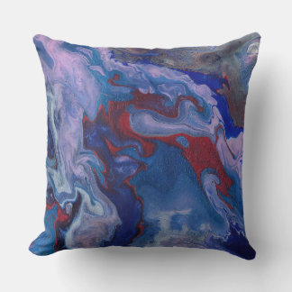 Cojín Decorativo Vape Vibrant Abstract Purple Pillow