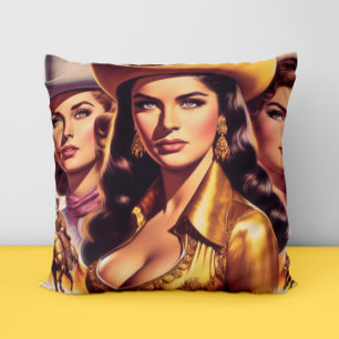 Cojín Decorativo Vaqueiras Retro Hermosas