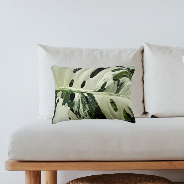 Cojín Decorativo Variación de la planta de Monstera Botánica (In Situ Sofa)