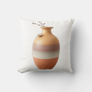 Cojín Decorativo Vasa cerámica de tierra minimalista