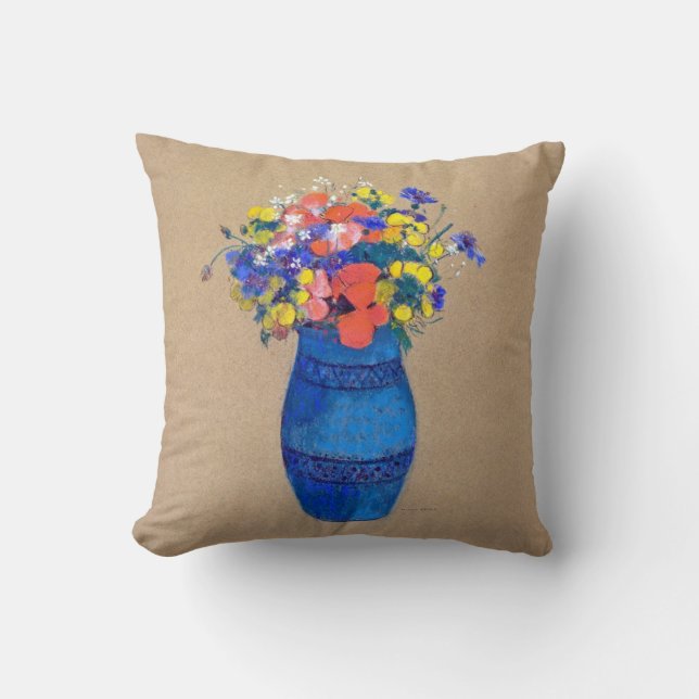 Cojín Decorativo Vase de flores, Redon (Anverso)