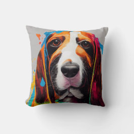 Cojín Decorativo Vasset Hound Dog Mascota Cute Adorable Animal Comp