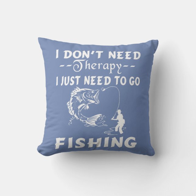 COJÍN DECORATIVO VAYA A PESCAR (Anverso)