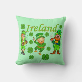 Cojín Decorativo Vector - trébol Irlanda del Leprechaun