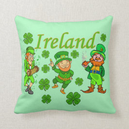 Cojín Decorativo Vector - trébol Irlanda del Leprechaun