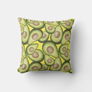 Cojín Decorativo Vegan Avacados Fresco Gourmet