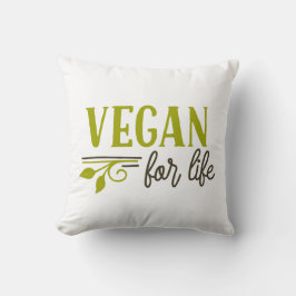 Cojín Decorativo Vegan por la vida
