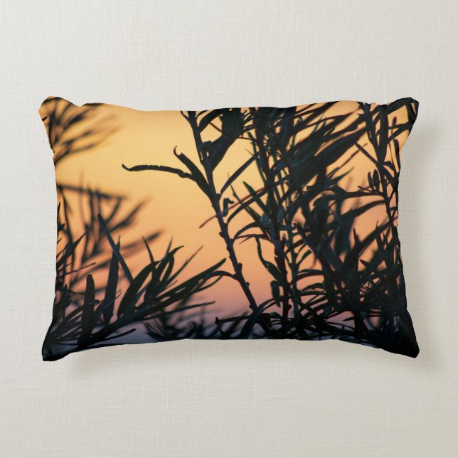 Cojín Decorativo Vegetación al atardecer (Anverso)