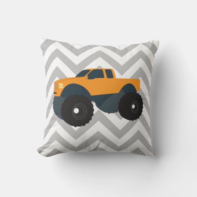 Cojín Decorativo Vehículo Monster Truck (Anverso)