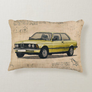 Cojín Decorativo Vehículo Vintage BMW