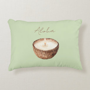 Cojín Decorativo Vela de coco Green Aloha