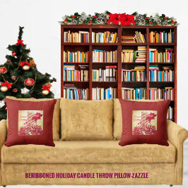 Cojín Decorativo Vela feriada beribbonada