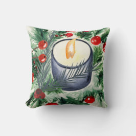 Cojín Decorativo Vela navidad