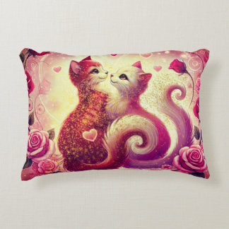 Cojín Decorativo Vela perfumada de gatitos rosados