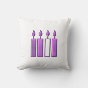 Cojín Decorativo Velas de guirnalda "3-D"