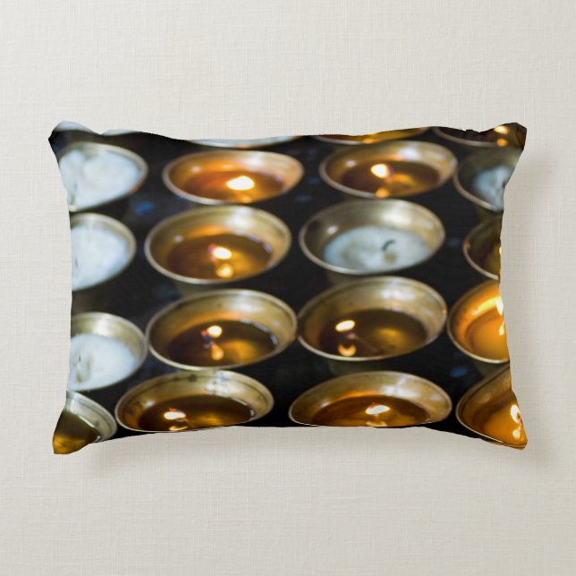 Cojín Decorativo Velas de mantequilla de yak (Anverso)