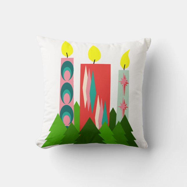 Cojín Decorativo Velas navidades (Anverso)