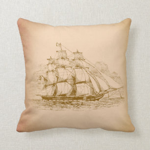 Cojín Decorativo Velero del vintage