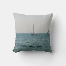 Cojín Decorativo Velero en el lago Ontario