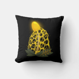 Cojín Decorativo Velo mágico de novia hongo amarillo espárrago