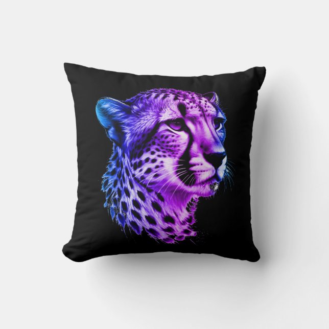 Cojín Decorativo Velocidad Neon (Anverso)