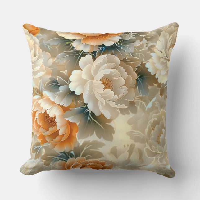 Cojín Decorativo Velvet Fall Whispers Botánica (Anverso)