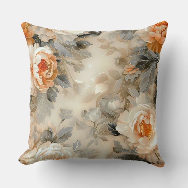 Cojín Decorativo Velvet Fall Whispers Botánica (Anverso)