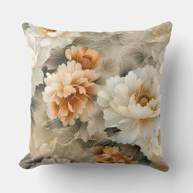 Cojín Decorativo Velvet Fall Whispers Botánica (Anverso)