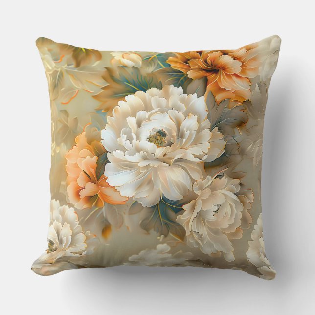 Cojín Decorativo Velvet Fall Whispers Botánica (Anverso)