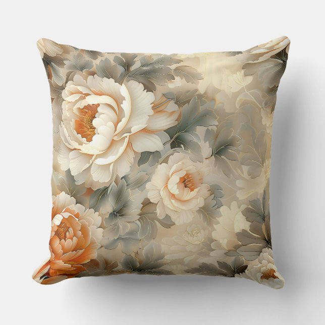 Cojín Decorativo Velvet Fall Whispers Botánica (Anverso)