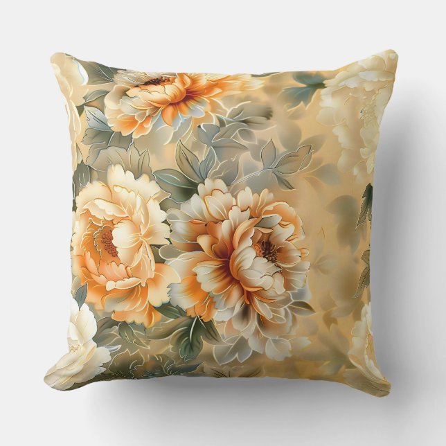 Cojín Decorativo Velvet Fall Whispers Botánica (Anverso)