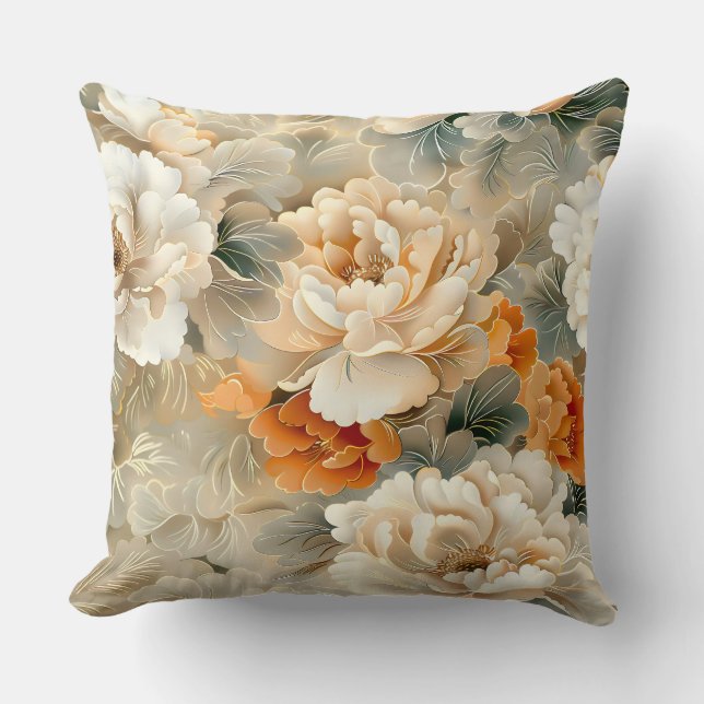 Cojín Decorativo Velvet Fall Whispers Botánica (Anverso)