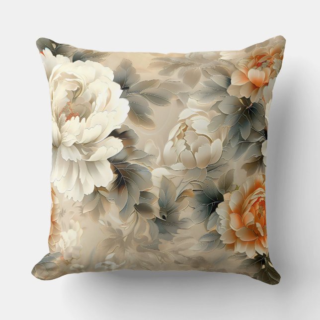 Cojín Decorativo Velvet Fall Whispers Botánica (Anverso)