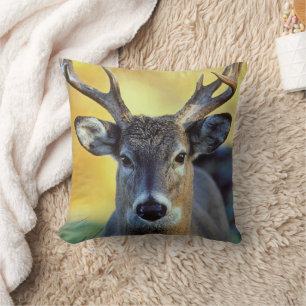 Cojín Decorativo Venado de Cola Blanca Otoño