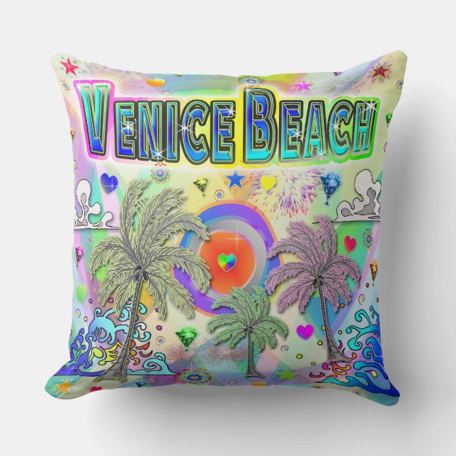 Cojín Decorativo Venecia Beach Deep Dream Pillow (Anverso)