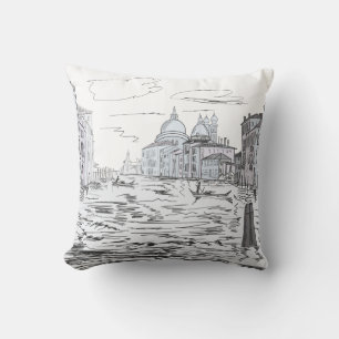 Cojín Decorativo Venecia. Ciudad en el agua