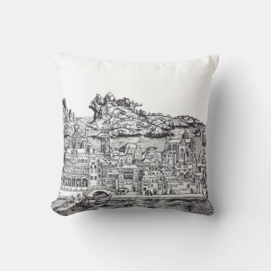 Cojín Decorativo Venecia ciudad medieval en Italia
