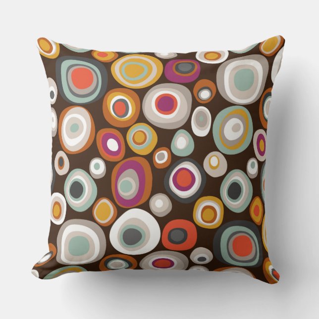 Cojín Decorativo veneto boho spot chocolate (Anverso)