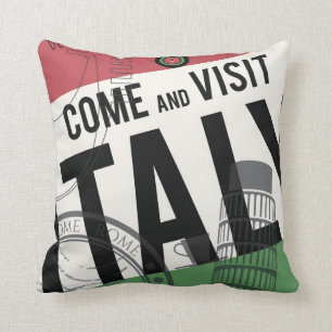 Cojín Decorativo Venga visitar Italia