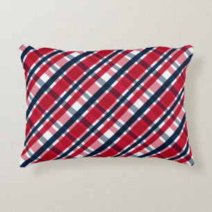 Cojín Decorativo Ventilador deportivo de Washington Red White Blue 