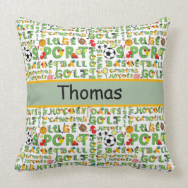 Cojín Decorativo Ventilador deportivo personalizado